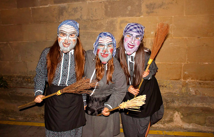 Participantes en el Akelarre de la Chabola de la Hechicera