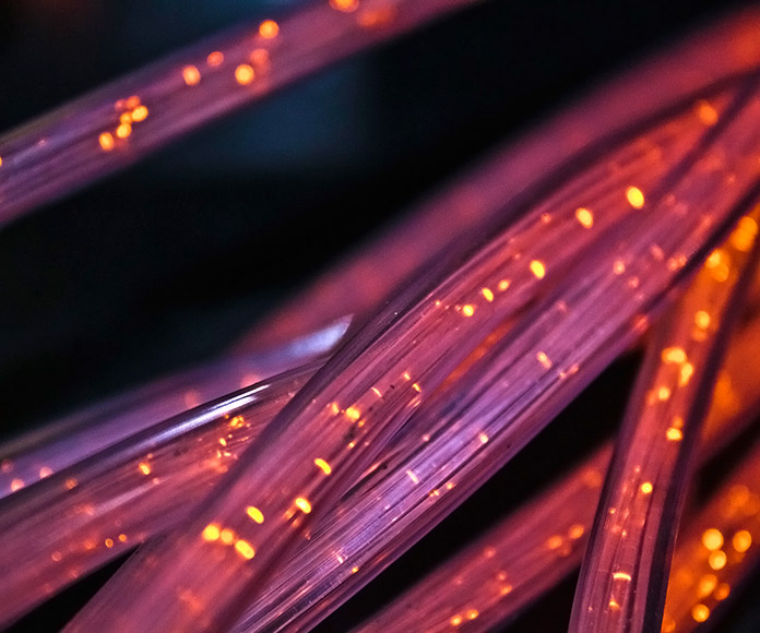 cables de fibra óptica
