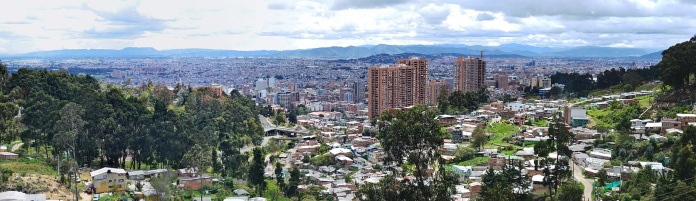 Panorámica de la ciudad de Bogotá - Colombia