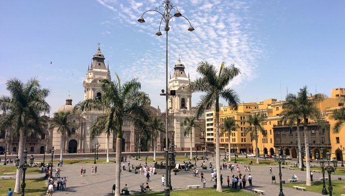 Plaza de Armas de la ciudad de Lima -Perú