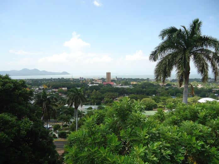 Vista de la ciudad de Managua - Nicaragua