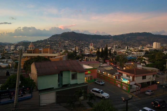 Vista de la ciudad de Tegucigalpa - Honduras