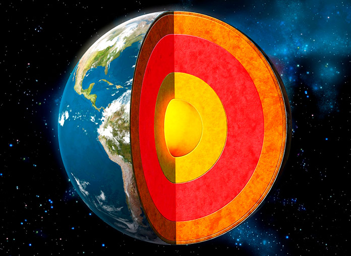 Características del centro de la tierra