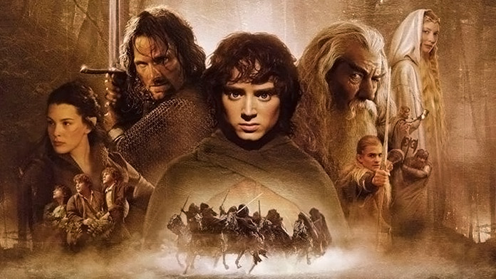 cartel de la película El señor de los anillos