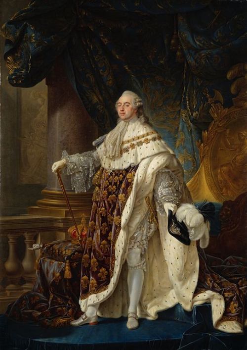 Luis XVI como regente del Absolutismo francés en 1789