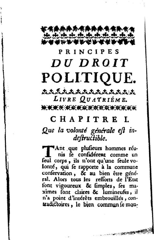 El Contrato Social de Rouseauu como influencia filosófica en las causas de la Revolución Francesa