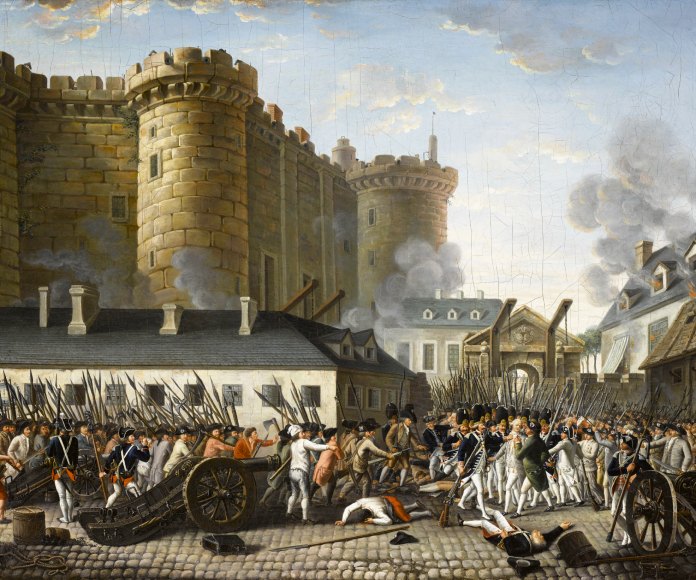 Pintura sobre la Revolución Francesa.