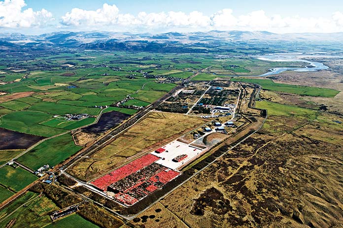 Cementerio nuclear Drigg Low Level Waste Repository en Cumbria, Reino Unido