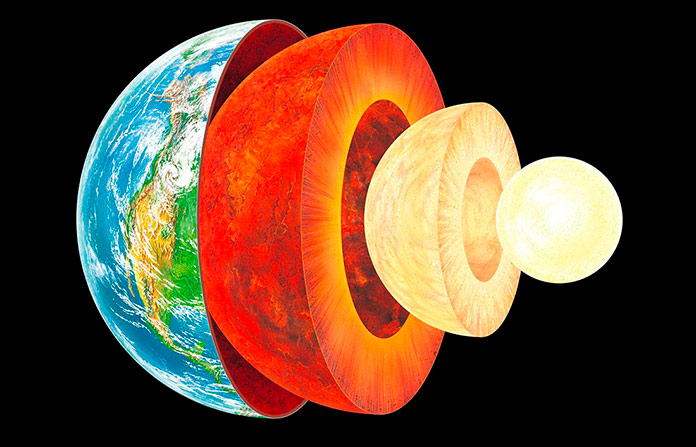 Qué hay en el centro de la Tierra según la ciencia