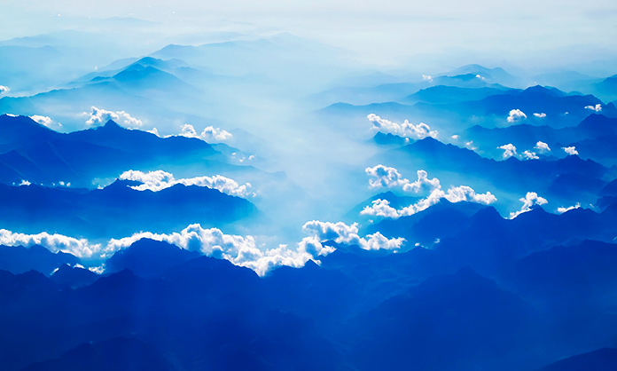 Cielo pleno de nubes 