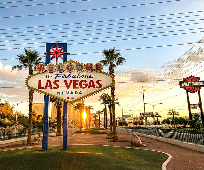 Cartel de Bienvenido a Las Vegas, Nevada