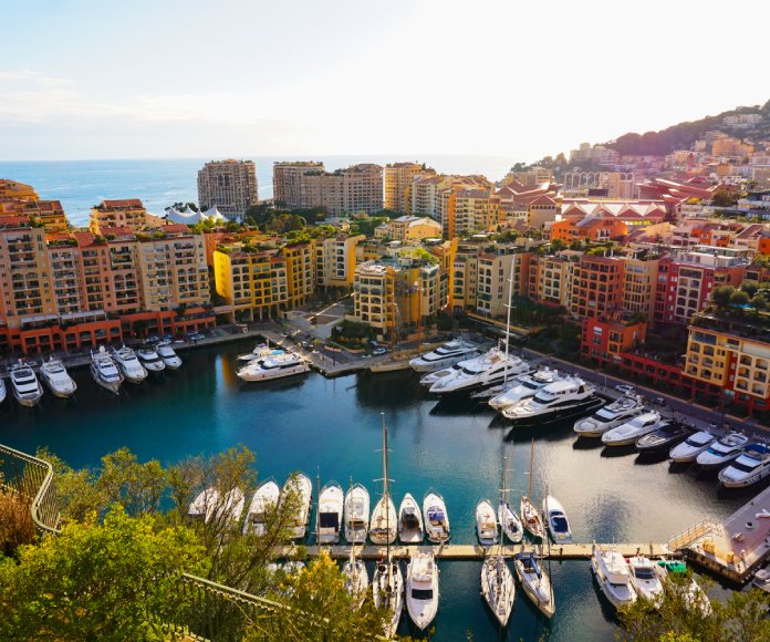 Vista panorámica de Mónaco.