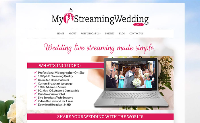 Cómo casarse por internet en My Streaming Weeding