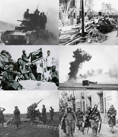 Collage - Guerra Civil Española