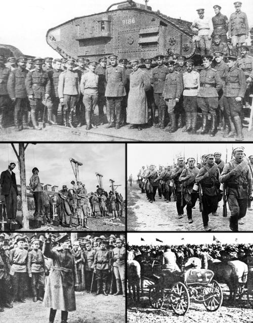 Collage  - Guerra Civil Rusa