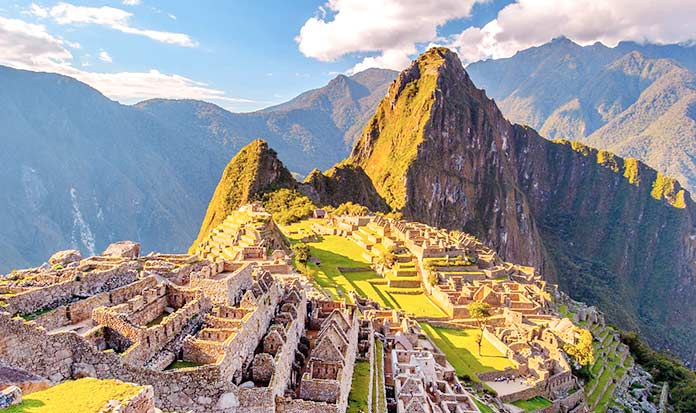 Edificios antiguos: Machu Picchu, Perú