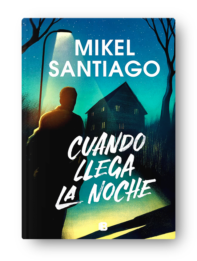 Portada del libro Cuando llega la noche de Mikel Santiago