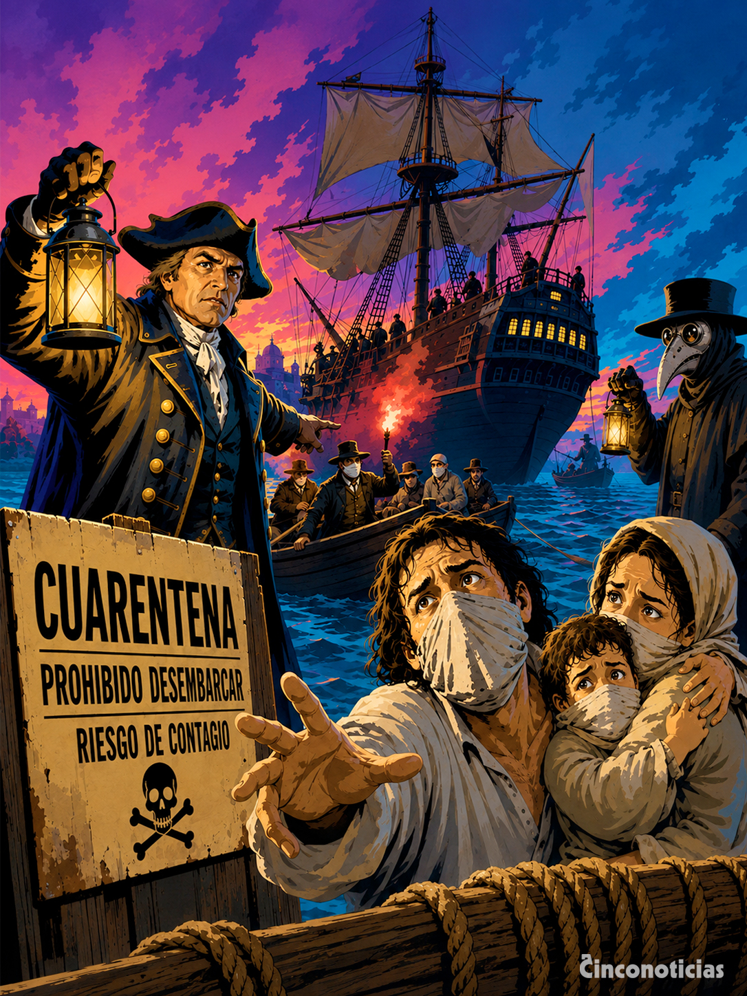 Cinco noticias sobre cuarentenas en el mar