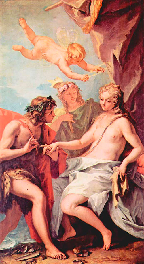 Dioniso y Ariadna (Sebastiano Ricci)