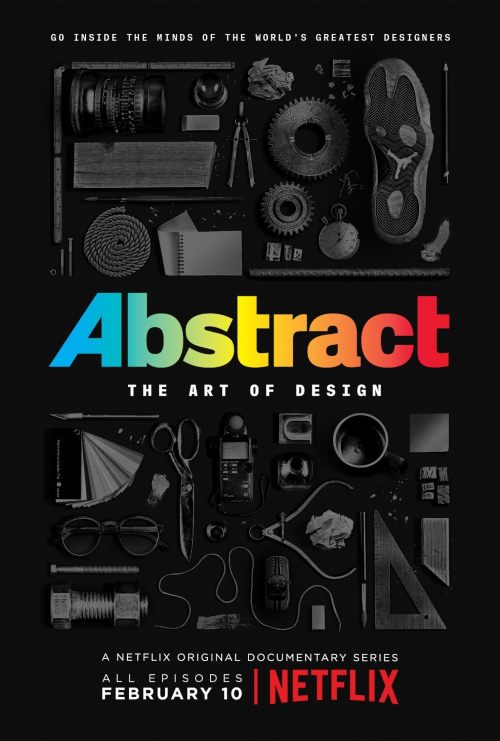 Cartel promocional del documental Abstract: El arte del diseño - Netflix