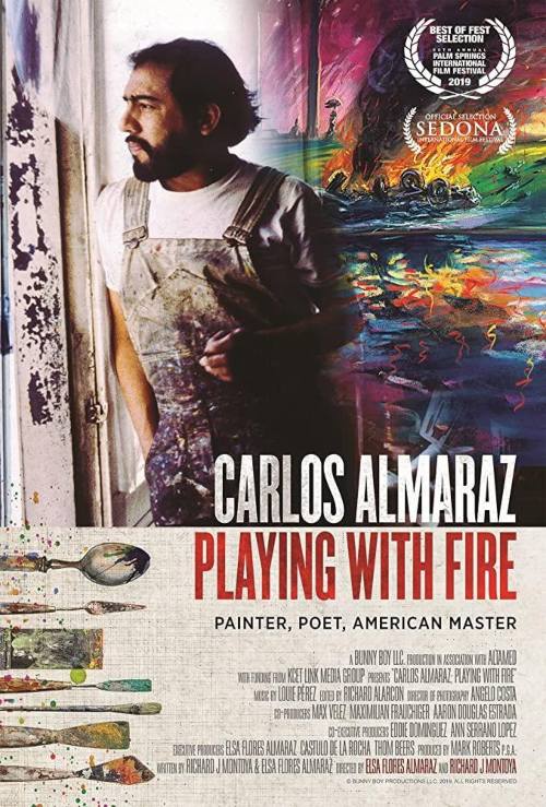 Póster del documental Carlos Almaraz el pintor que jugaba con fuego - Netflix