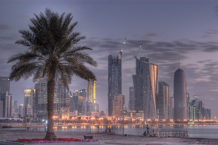 El Corniche de Doha.