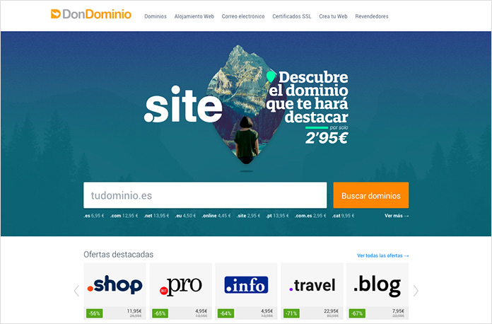 Obtén un nombre de dominio para tu propia tienda online