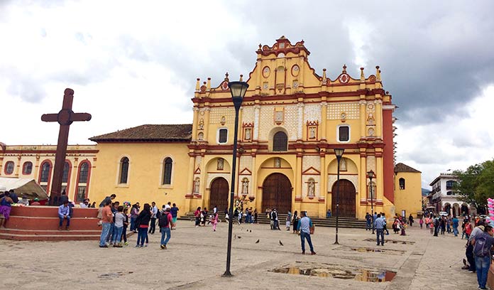 Edificios antiguos: Catedral de San Cristóbal de las Casas, Chiapas