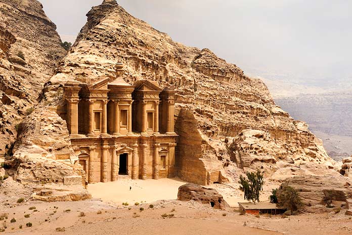 Edificios antiguos: Petra, Jordania