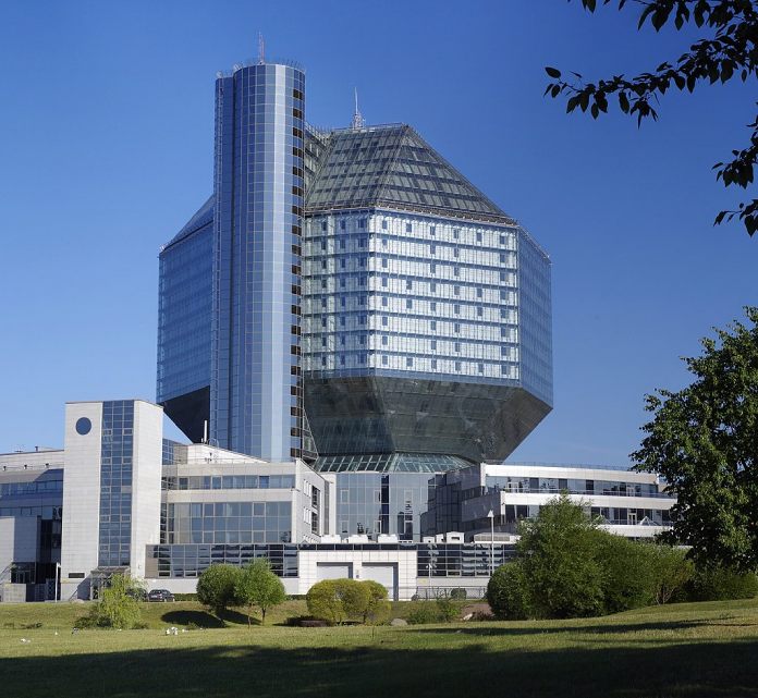 Biblioteca nacional de Bielorrusia.