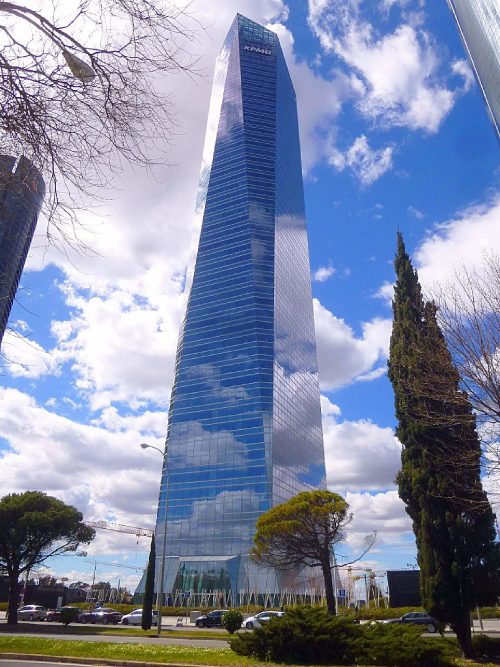 Torre de Cristal en Madrid.