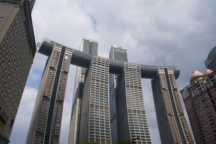 Edificios en China.