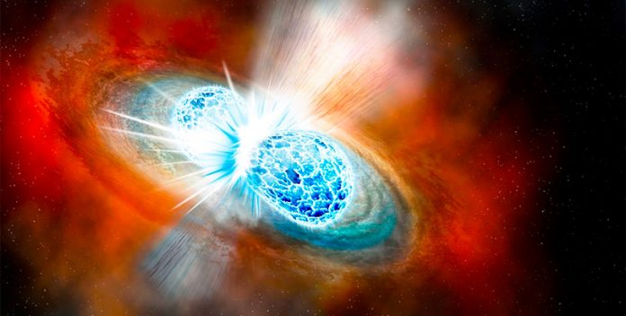 Se ha producido un choque de estrella que revela un efecto cósmico.
