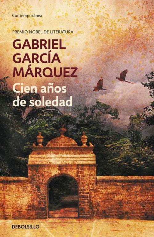 La cubierta del libro es la imagen de la entrada hacia una casa. Es un arco de concreto que esconde un camino de árboles verdes y tierra amarilla. 