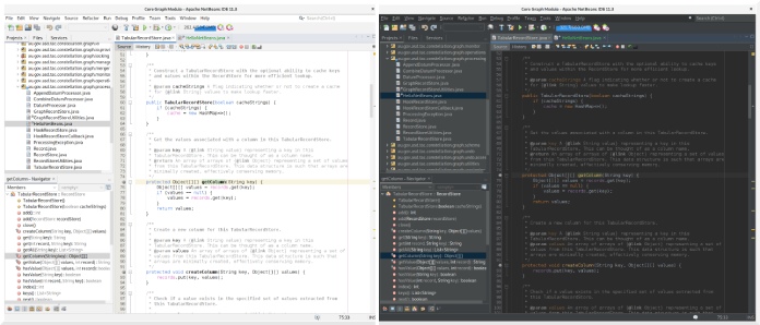 Ejemplos de software de aplicación: Netbeans