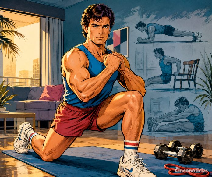 7 ejercicios perfectos para hacer en casa y mantenerse activo