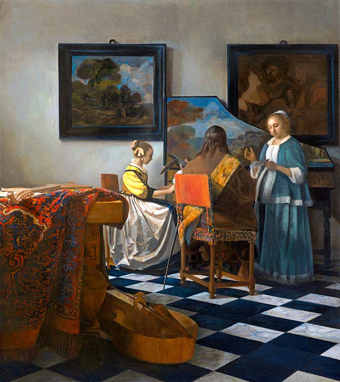 El concierto de Johannes Vermeer