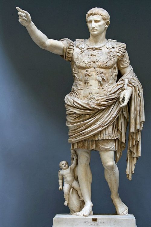 Estatua de Augusto, el primero de los emperadores romanos - Museo del Vaticano