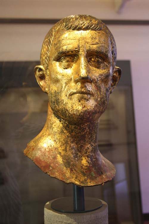 Busto de Claudio II El Gótico - Museo Arqueológico de Santa Giulia, Brescia