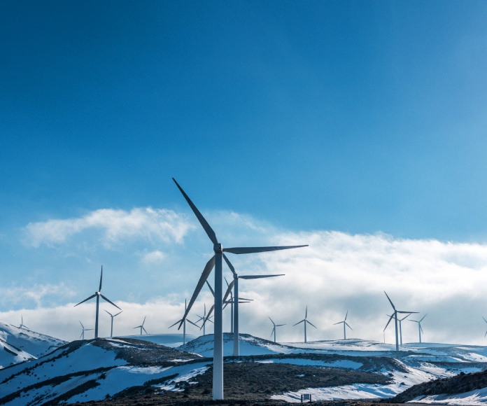 Aspas para la energía eólica.