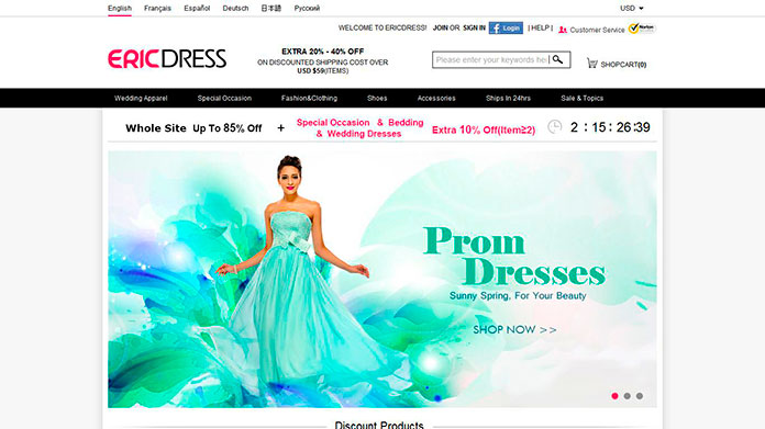 Web de Ericdress