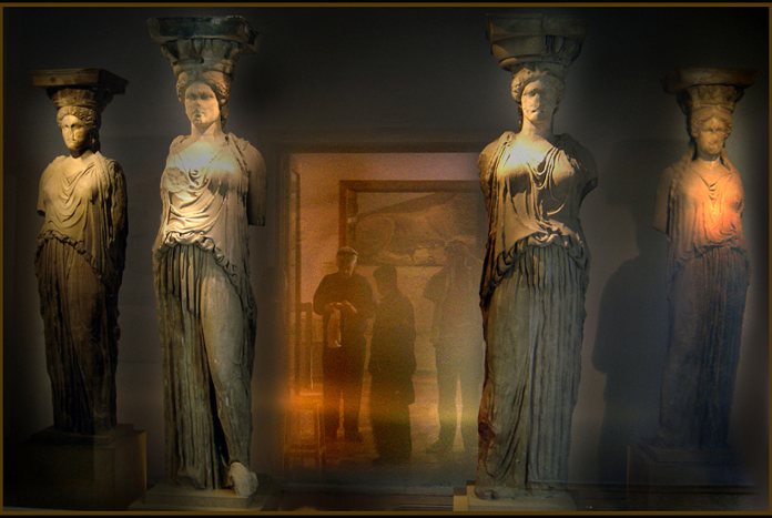 Esculturas griegas - Cariátides de Erecteion