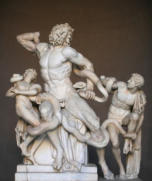 Esculturas griegas - Laoconte y sus hijos
