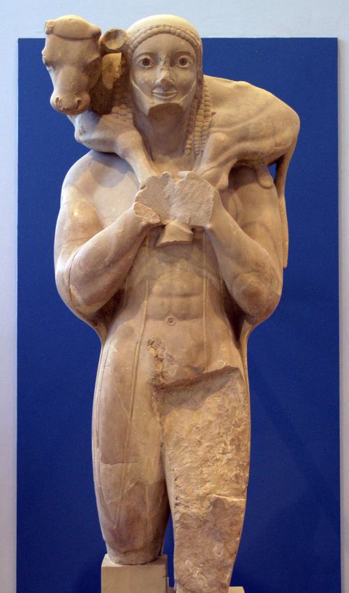 Esculturas griegas - Moscóforo