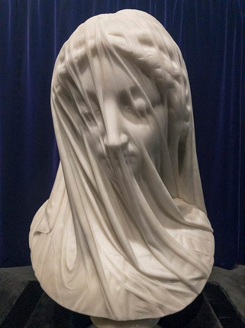 Sculture italiane - Vergine Velata, Giovanni Strazza