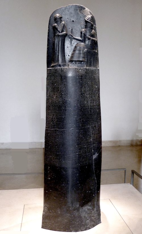 Esculturas mesopotámicas - Código de Hammurabi