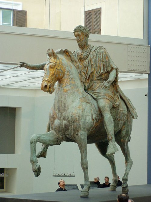 Esculturas romanas famosas - Estatua ecuestre de Marco Aurelio