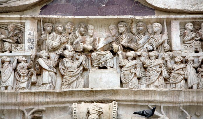 Esculturas romanas famosas - Friso del Arco de Constantino