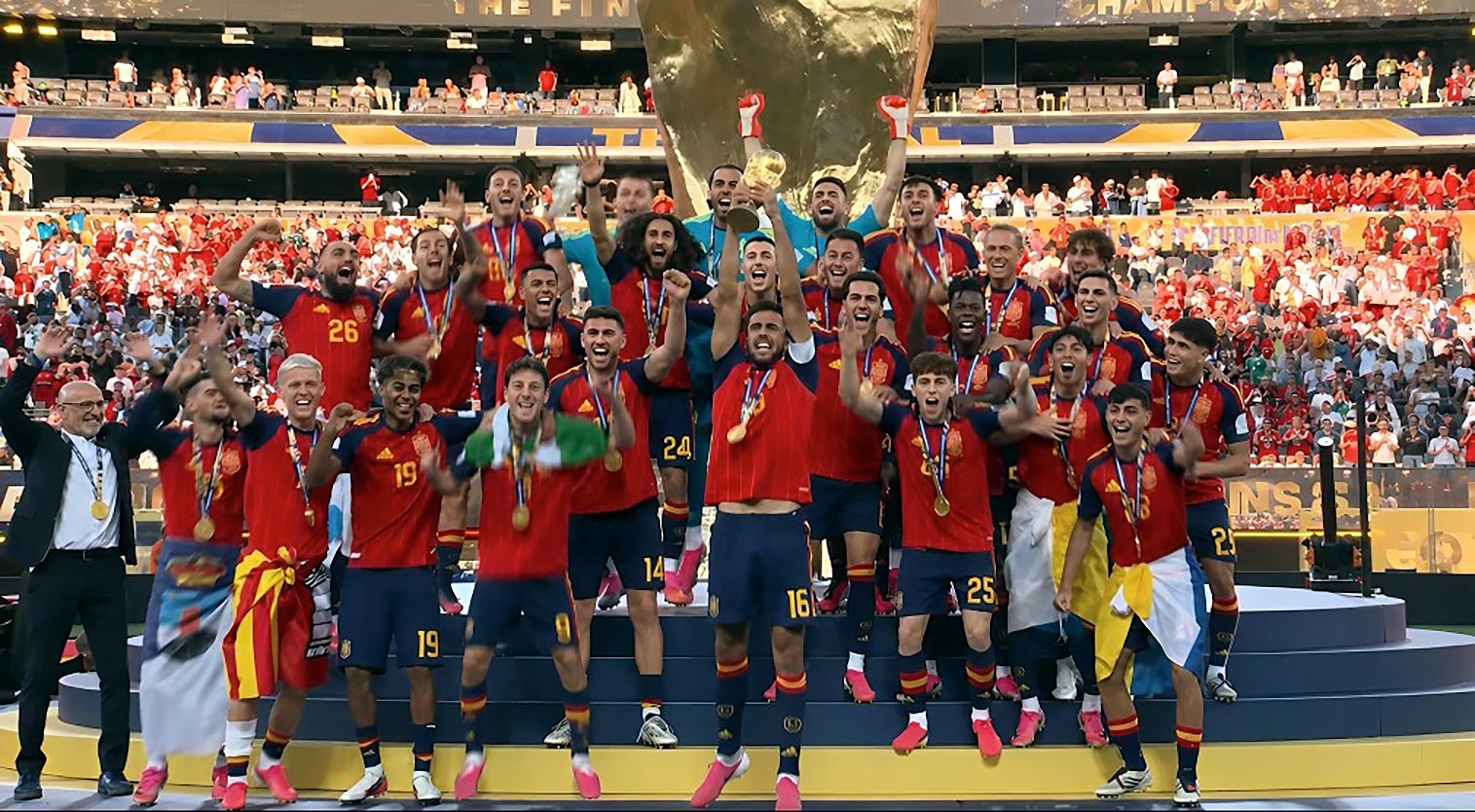 Selección española, ganadora de la Copa Mundial de la FIFA 2026