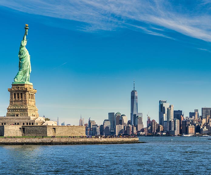 Estatua de la libertad en Nueva York Estados Unidos